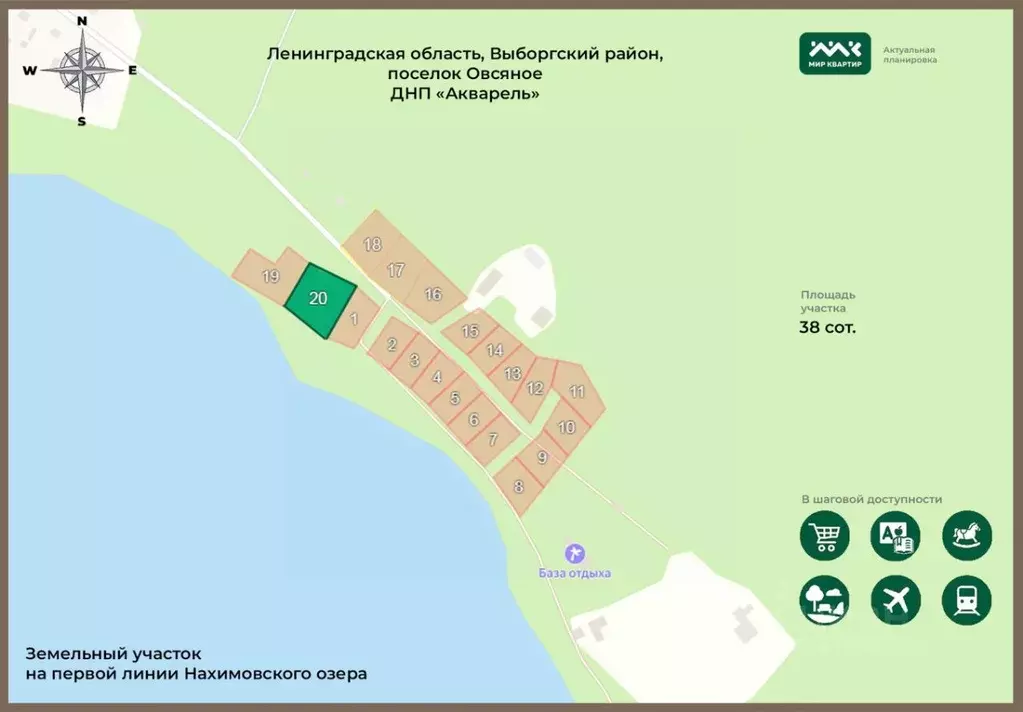 Участок в Ленинградская область, Выборгский район, Рощинское городское ... - Фото 2