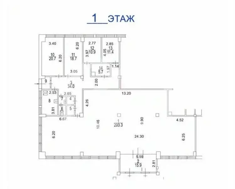 Помещение свободного назначения в Москва Осташковский проезд, 8С2 (337 ... - Фото 2