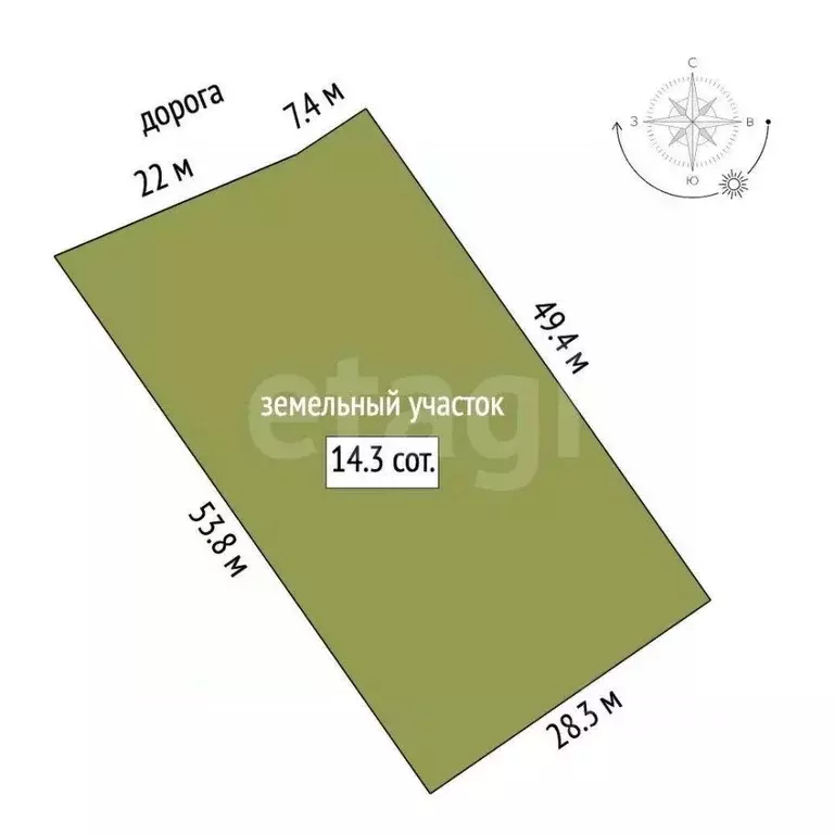 Участок в Ярославская область, Ярославский муниципальный округ, с. ... - Фото 1