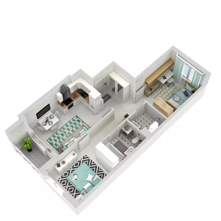 3-комнатная квартира: Ижевск, Воткинское шоссе, 83к2 (51.1 м) - Фото 1