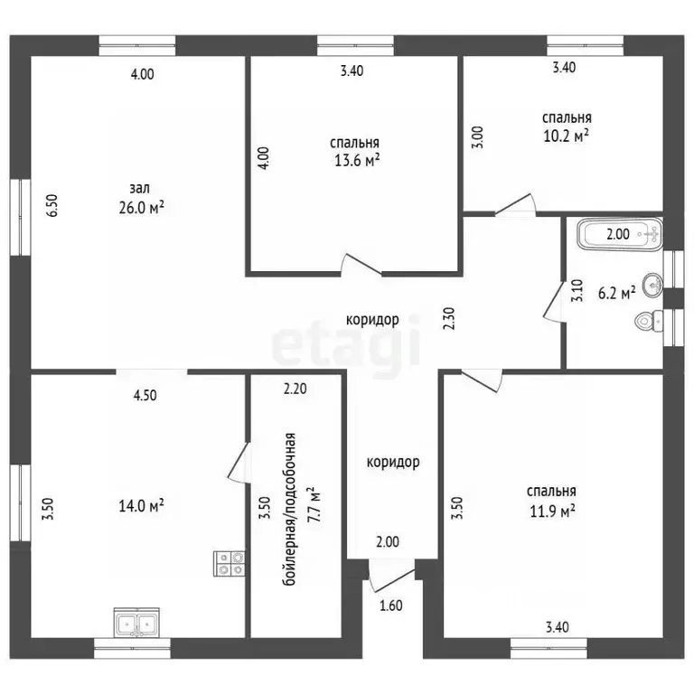 Дом в Крым, Симферопольский район, Перовское с/пос, с. Партизанское ... - Фото 2