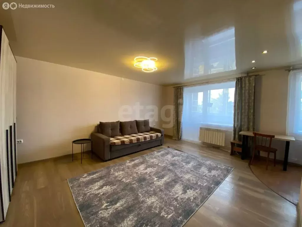 Квартира-студия: Улан-Удэ, 102-й микрорайон, улица Ринчино, 28 (34.9 ... - Фото 1