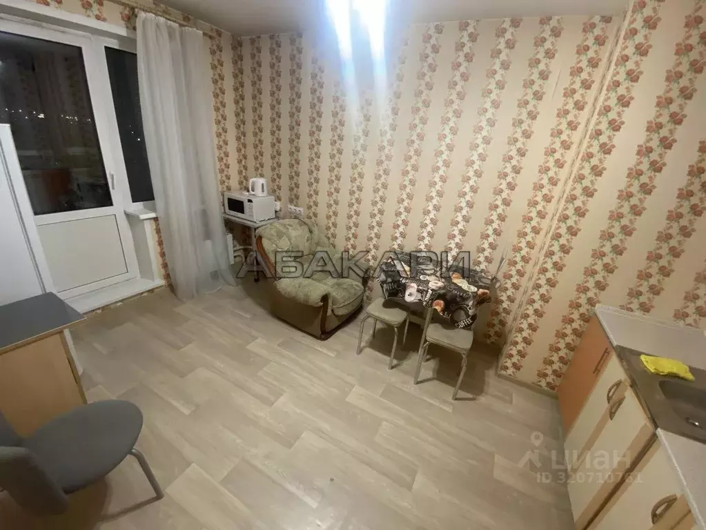 1-к кв. Красноярский край, Красноярск Николаевка мкр, ул. Серова, 8 ... - Фото 1