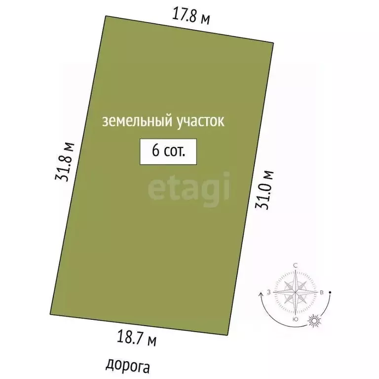 Участок в Тюменская область, Тюмень СОСН Сирень тер., ул. Ореховая ... - Фото 1