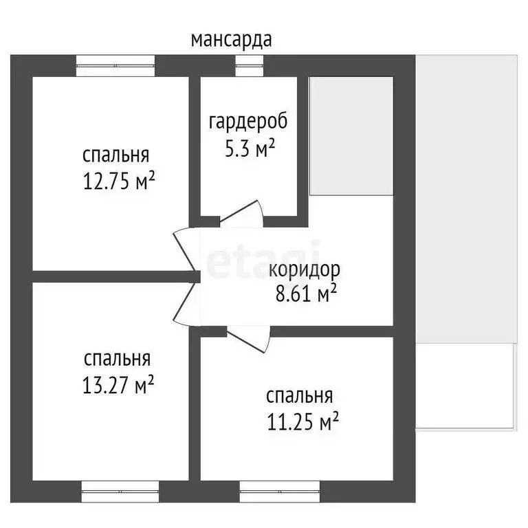 Дом в Ялуторовск, Северная улица (114.1 м) - Фото 2