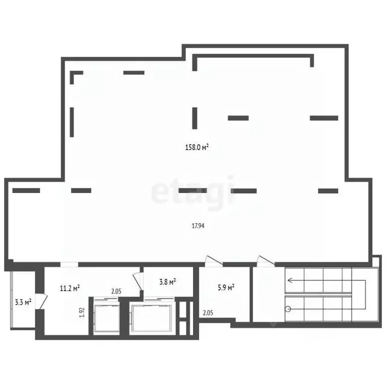 Офис в Тюменская область, Тюмень ул. Мельникайте, 125б (180 м) - Фото 0