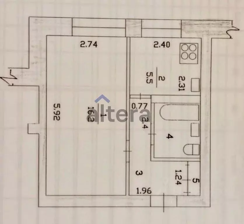 1-к кв. Татарстан, Казань ул. Маршала Чуйкова, 53 (30.0 м) - Фото 1