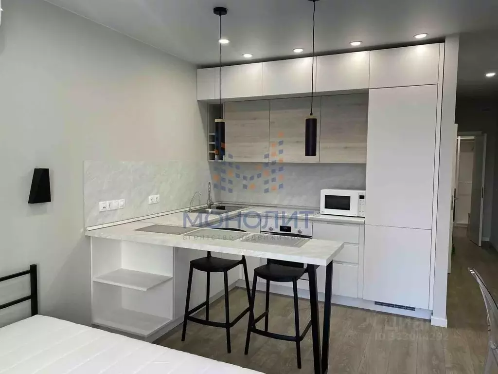 Студия Москва Рязанский просп., 2/1к2Б (32.3 м) - Фото 2