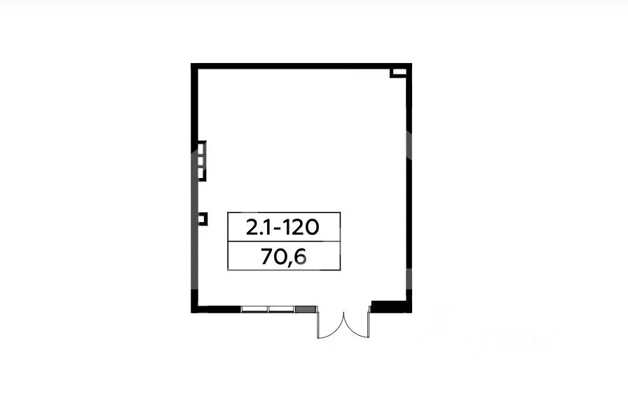 Помещение свободного назначения в Москва БК Прокшино тер., 2 (71 м) - Фото 2