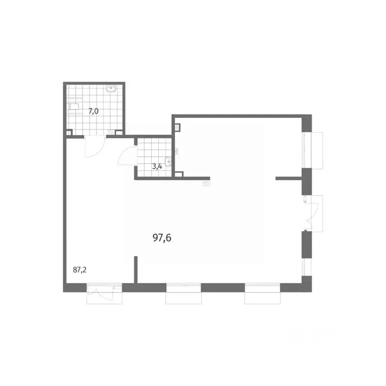 Помещение свободного назначения в Санкт-Петербург ул. Шкиперский ... - Фото 2