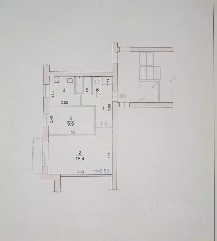 2-к кв. Волгоградская область, Волгоград ул. Тулака, 8 (44.0 м) - Фото 1