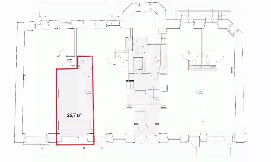 Помещение свободного назначения в Москва Большая Бронная ул., 25С3 (27 ... - Фото 2
