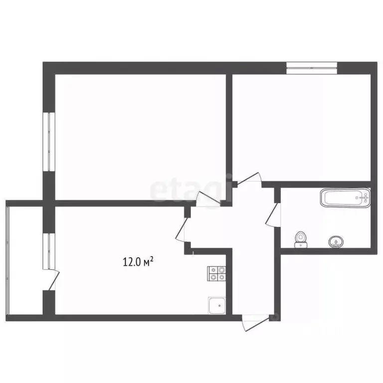 2-к кв. Татарстан, Набережные Челны Московский просп., 130Г (58.0 м) - Фото 2