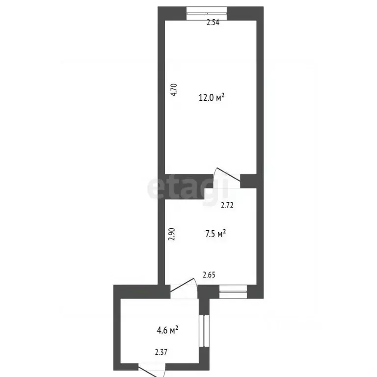 1-к кв. Крым, Феодосия ул. Желябова, 18 (23.1 м) - Фото 2