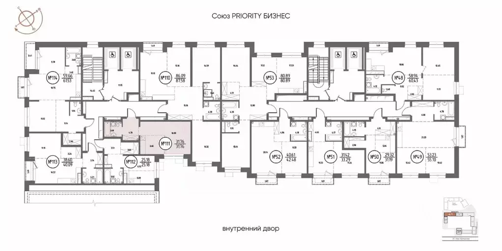 1-к кв. Иркутская область, Иркутск Макс жилой комплекс (31.76 м) - Фото 2