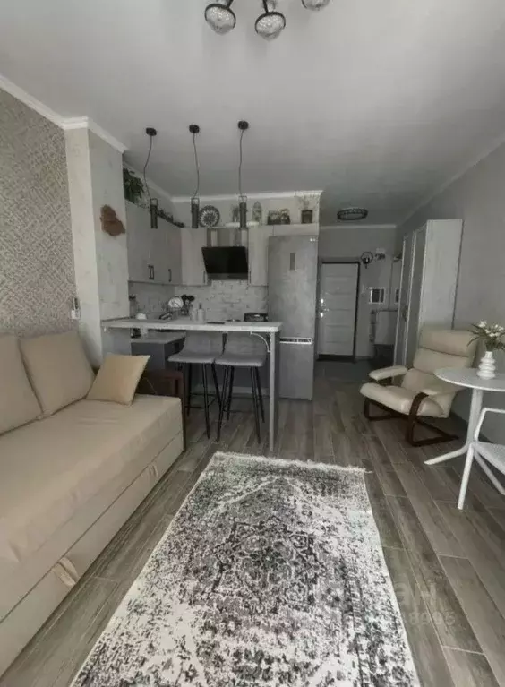 Студия Крым, Алушта ул. Сергеева-Ценского, 3к5 (23.6 м) - Фото 1