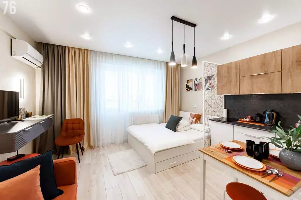 1-к кв. Татарстан, Казань ул. Бари Галеева, 8Ак3 (32.0 м) - Фото 1