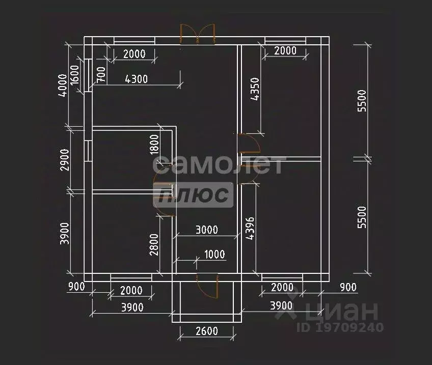 Дом в Курская область, Октябрьский район, Большедолженковский ... - Фото 2