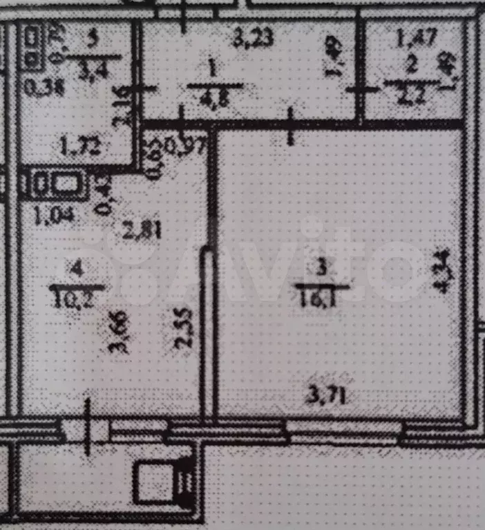 1-к. квартира, 38 м, 2/9 эт. - Фото 0