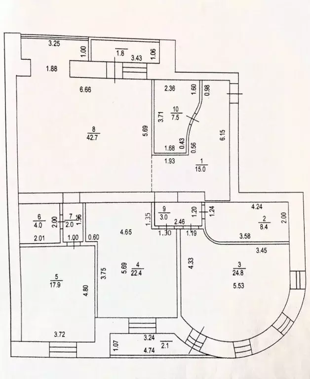 3-к кв. Кировская область, Киров ул. Герцена, 56 (147.7 м) - Фото 1