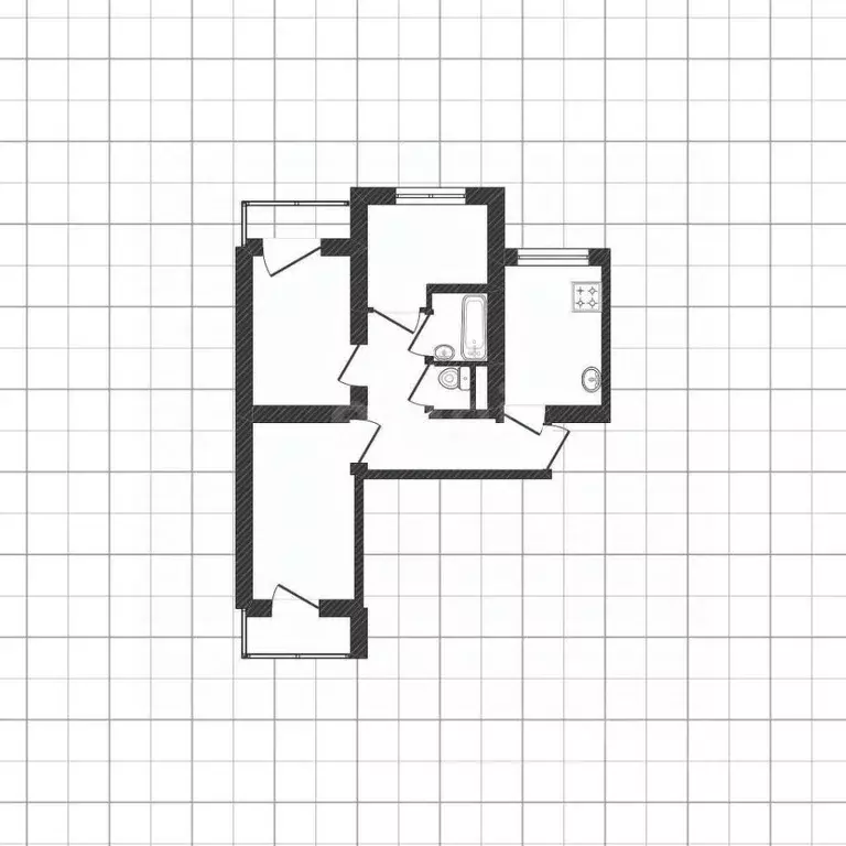3-к кв. Белгородская область, Белгород ул. Губкина, 24к3 (60.3 м) - Фото 2