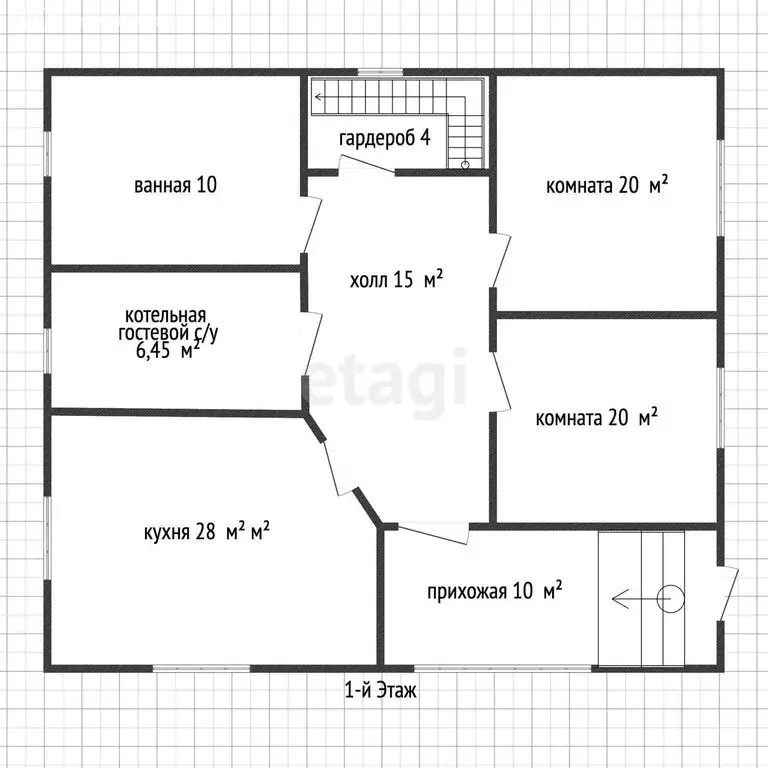 Дом в посёлок Северный, Речной переулок (226.9 м) - Фото 1