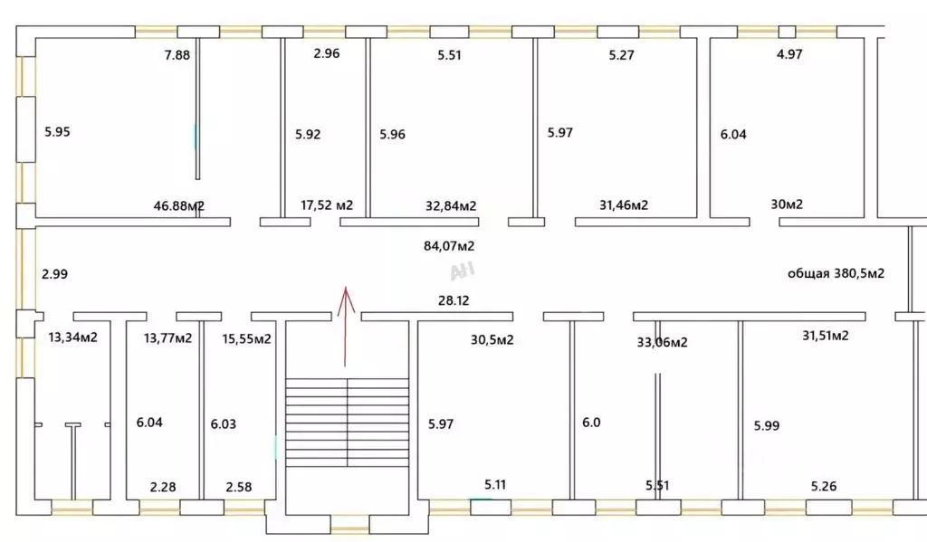Помещение свободного назначения в Москва ул. Кедрова, 14К2 (380 м) - Фото 2