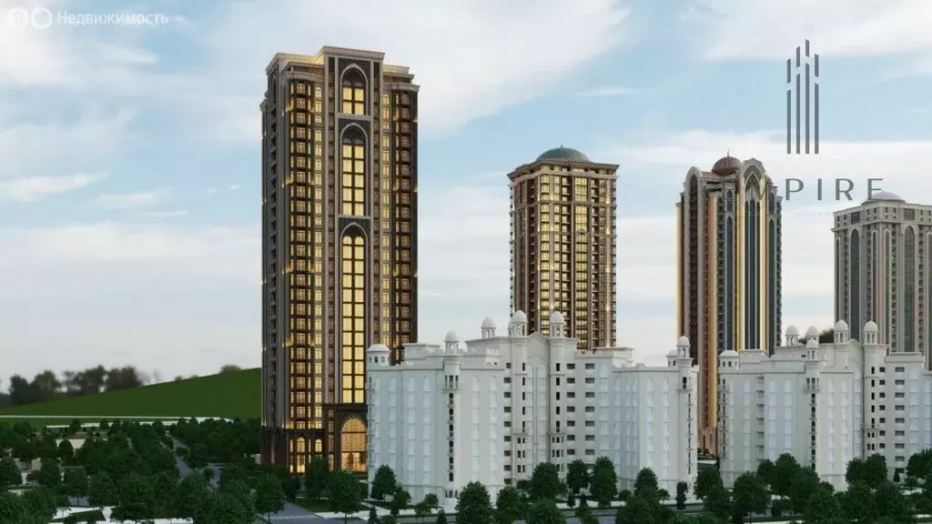 1-комнатная квартира: Грозный, проспект В.В. Путина, 1А (39.7 м) - Фото 1