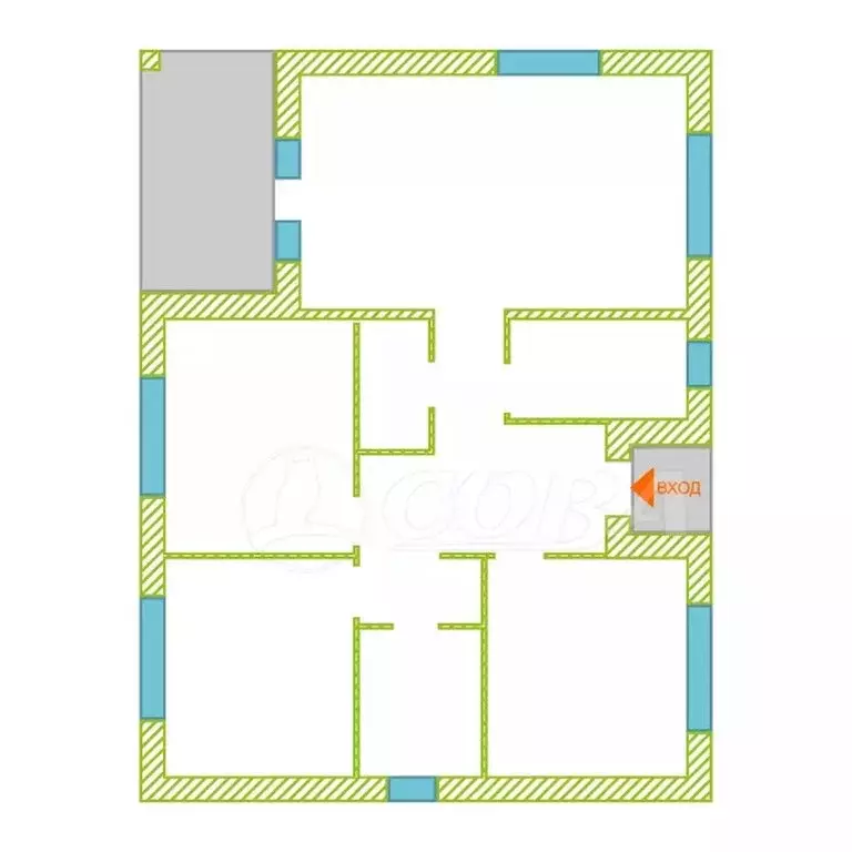 Дом в Тюменский муниципальный округ, деревня Малиновка (142 м) - Фото 1