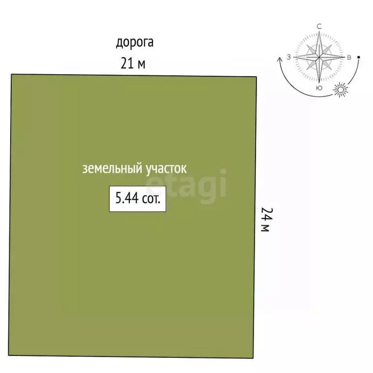 Участок в Ростовская область, Аксайский район, Рассветовское с/пос, ... - Фото 2