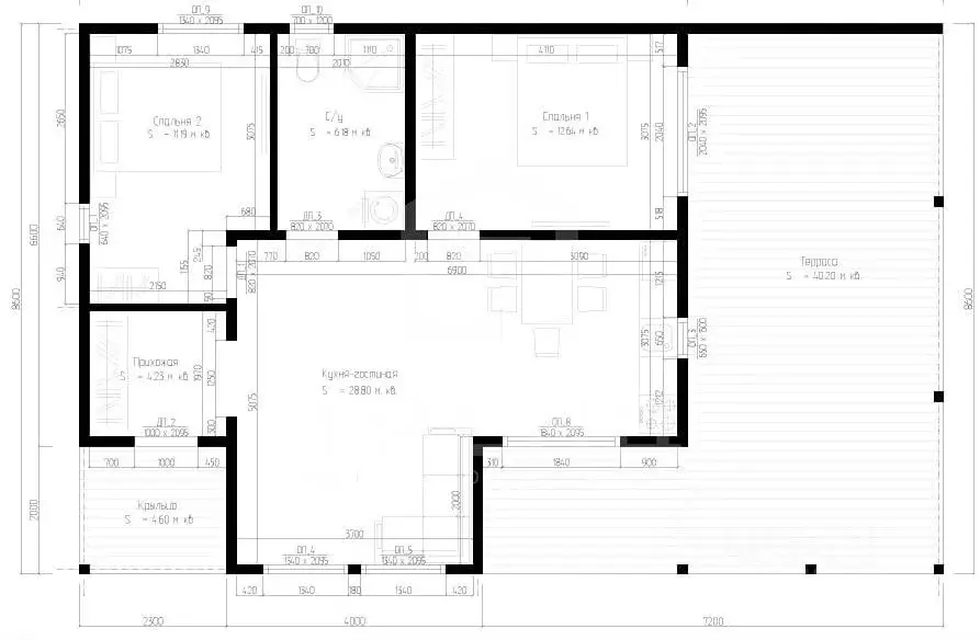 Дом в Ленинградская область, Всеволожский район, Куйвозовское с/пос, ... - Фото 2
