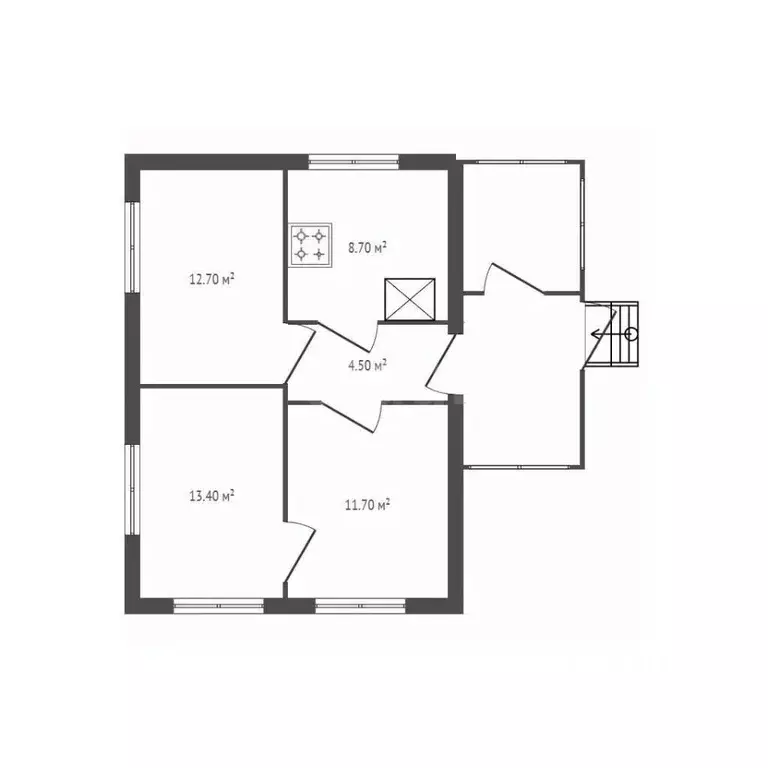 Дом в Брянская область, Брянский район, Нетьинское с/пос, д. Толвинка ... - Фото 2