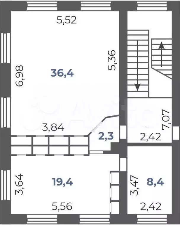 Офис 66,5 м2 - Фото 0