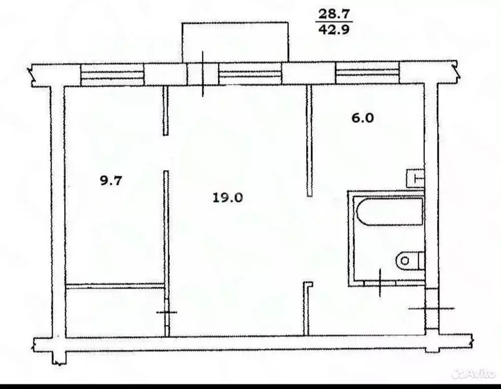 2-к кв. Тюменская область, Тюмень Минская ул., 96 (43.0 м) - Фото 0