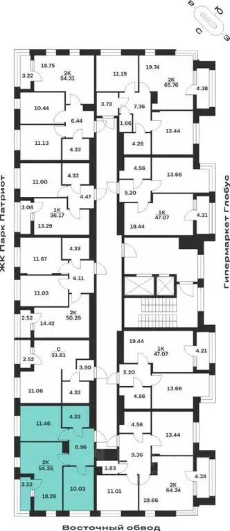 2-к кв. Тульская область, Тула городской округ, с. Осиновая Гора ул. ... - Фото 1