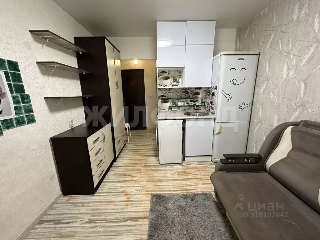 1-к кв. Томская область, Томск Новосибирская ул., 37 (19.0 м) - Фото 1
