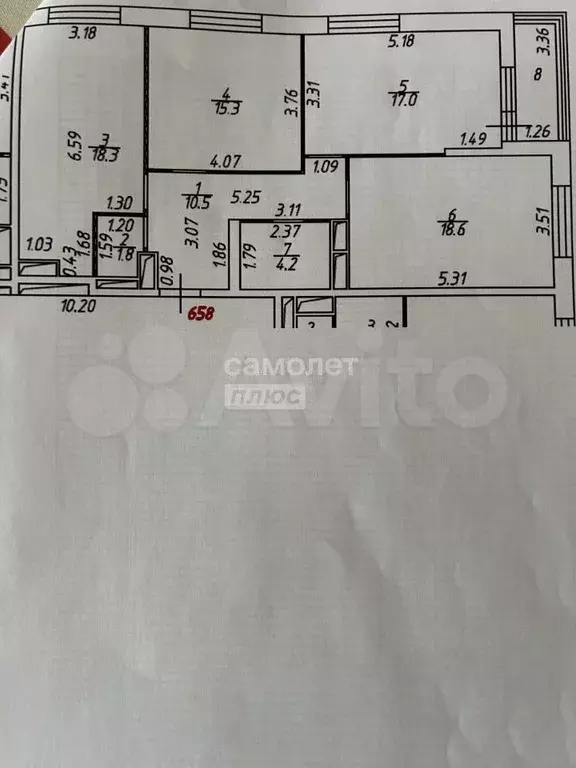 3-к. квартира, 85,7 м, 15/21 эт. - Фото 0