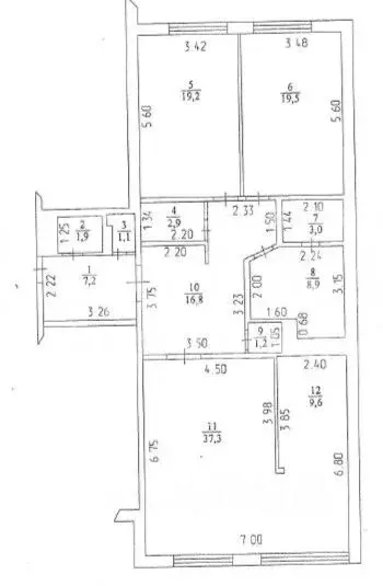 3-к кв. Кемеровская область, Кемерово бул. Строителей, 28/1 (128.6 м) - Фото 2