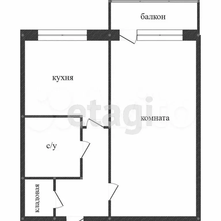 1-к. квартира, 40,4 м, 3/9 эт. - Фото 0