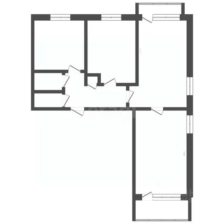 3-к кв. Кемеровская область, Кемерово Ленинградский просп., 21 (69.6 ... - Фото 2