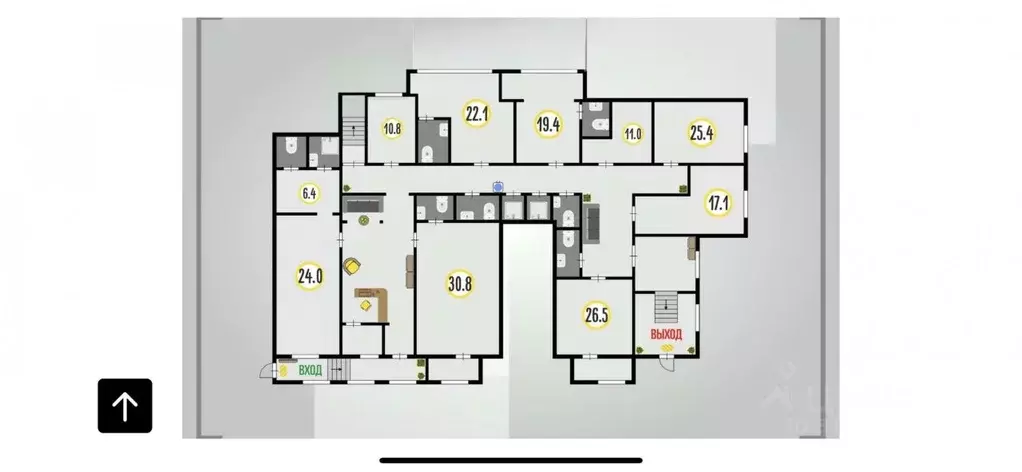 Офис в Омская область, Омск ул. Чернышевского, 3 (339 м) - Фото 2