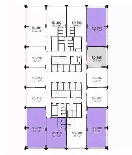Помещение свободного назначения в Москва Дмитровский проезд, вл1Г (136 ... - Фото 2
