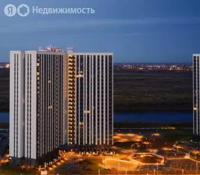 Квартира-студия: Тюмень, Краснооктябрьская улица, 8 (33.4 м) - Фото 0