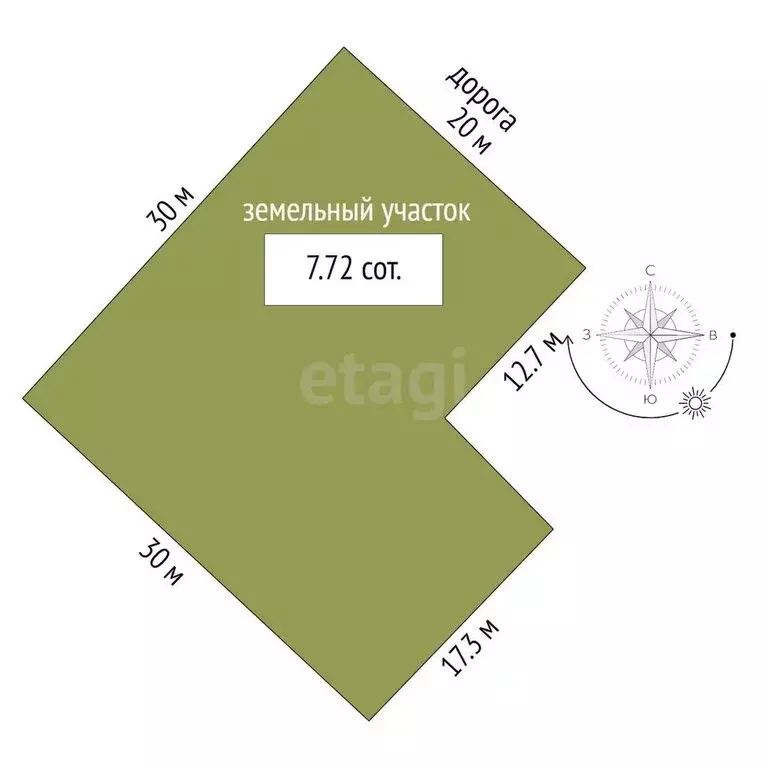 Участок в Мысовское сельское поселение, садоводческо-виноградарское ... - Фото 1