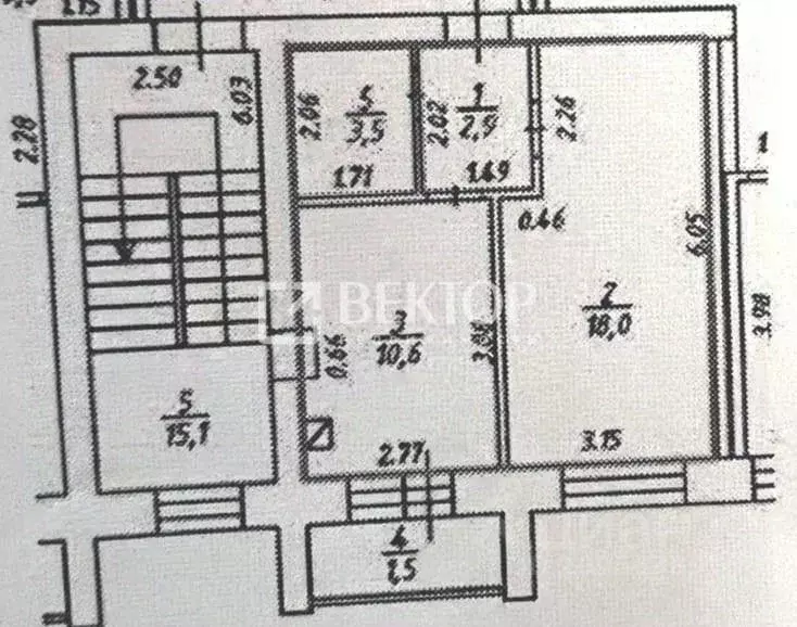 1-к кв. Костромская область, Кострома ул. Черногорская, 2 (37.0 м) - Фото 1