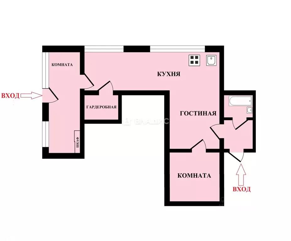 3-к кв. Московская область, Дмитровский муниципальный округ, с. ... - Фото 1