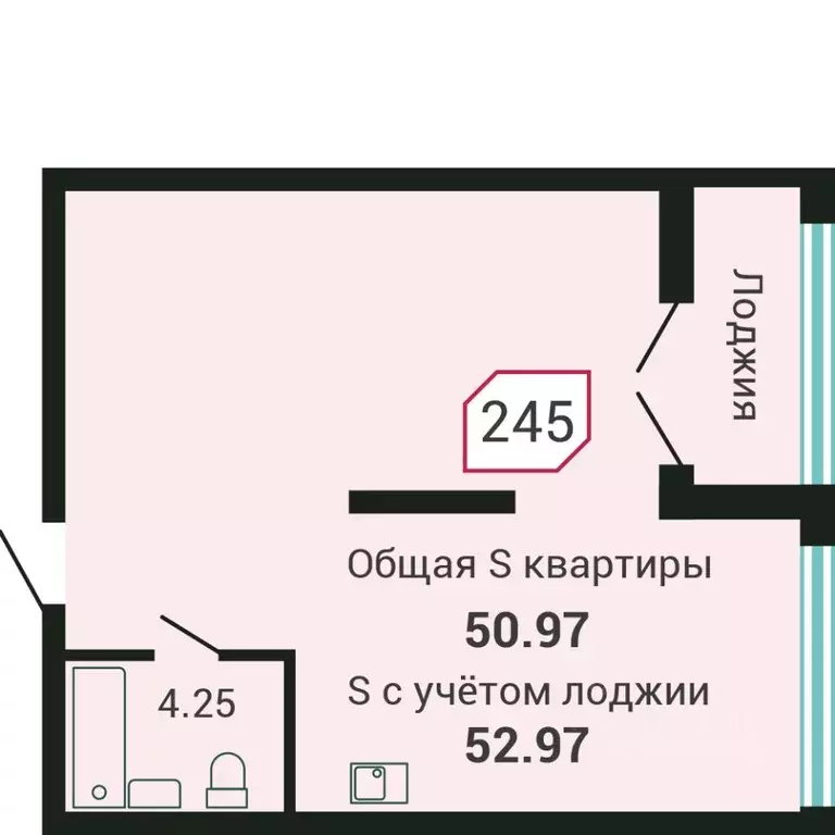 1-к кв. Приморский край, Владивосток Санаторная мкр, ул. Третья, 5В ... - Фото 0