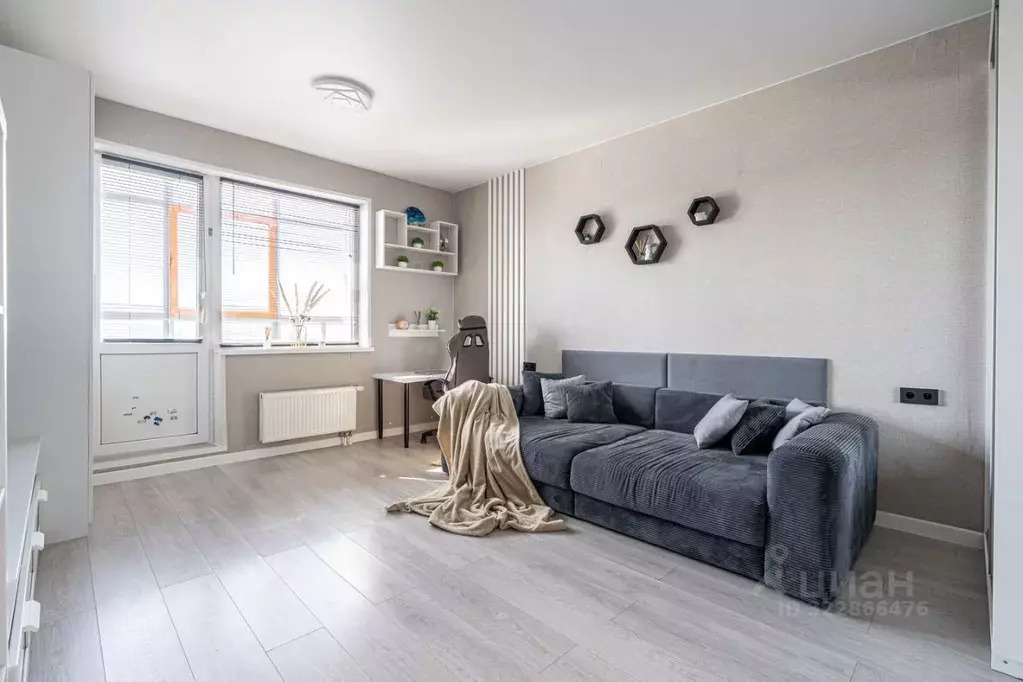 2-к кв. Татарстан, Казань ул. Хусаина Мавлютова, 17Ек1 (59.1 м) - Фото 0