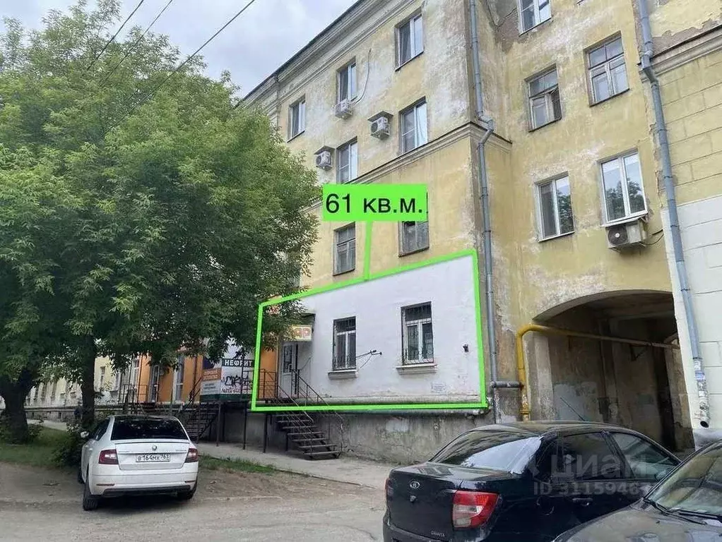 Торговая площадь в Самарская область, Самара ул. Победы, 90 (61 м) - Фото 1