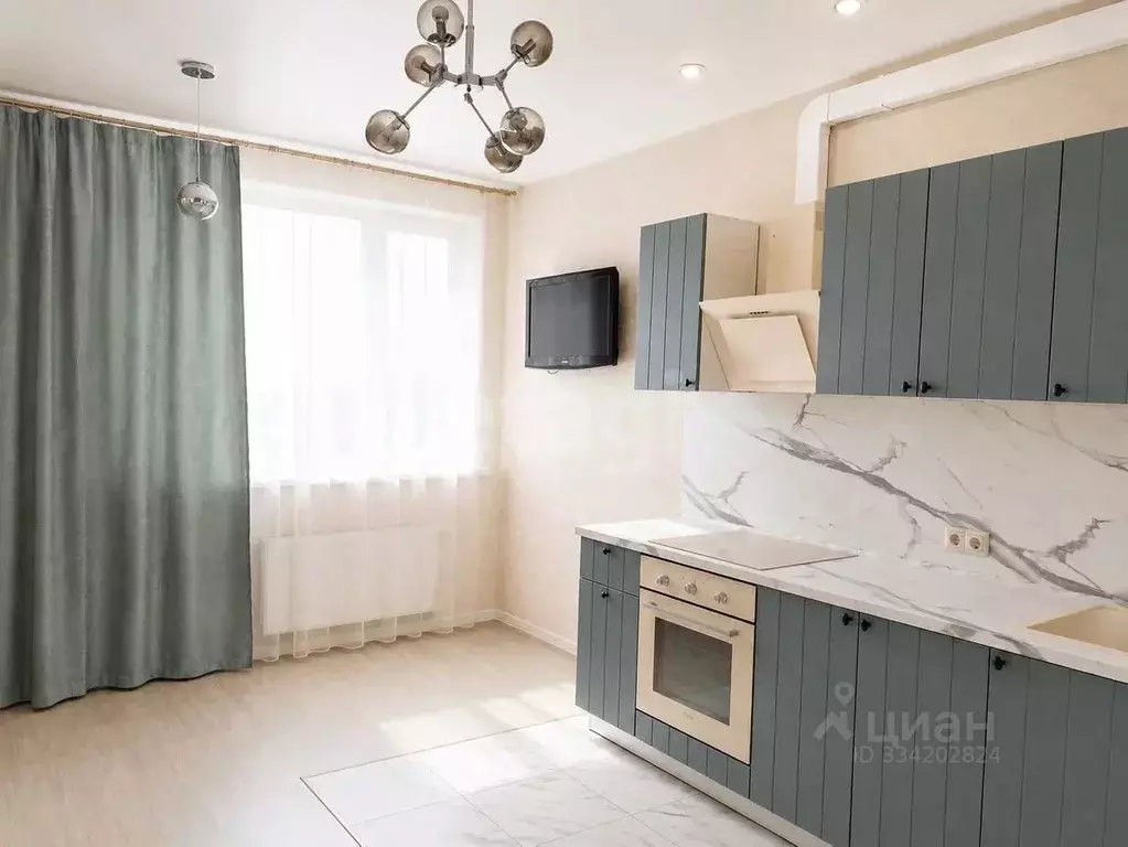 1-к кв. Татарстан, Казань ул. Новаторов, 8Б (34.9 м) - Фото 1